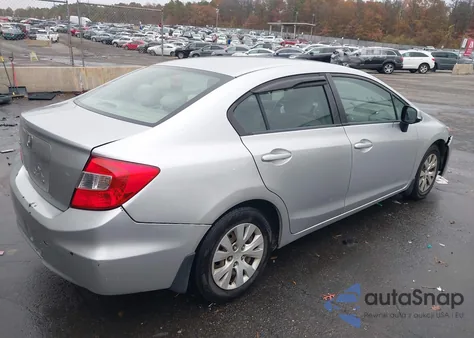 2012 Honda Civic Lx из США, поврежденный, VIN 19XFB2F56CE043689